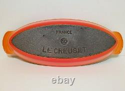 Vintage Le Creuset Fish Pan EXCELLENT #30 Enameled Cast Iron Au Gratin Dish
