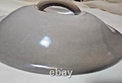 Vintage LeCreuset(Cousances)Cast Iron Oval Casserole Dish WithLid RARE Brown No22