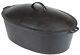 Vintage Wager Sidney O No 7 Cast Iron Oval Roaster Excellent Cond circa 1920