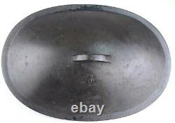Vintage Wager Sidney O No 7 Cast Iron Oval Roaster Excellent Cond circa 1920