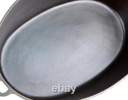 Vintage Wagner Ware No 5 Cast Iron Drip-Drop Oval Roaster Restored Cond