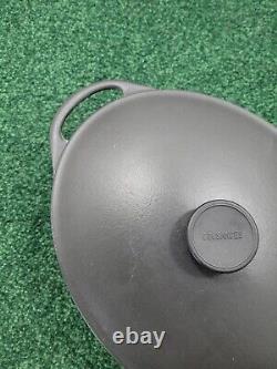 Vtg Cousances #30 6.5 qt Le creuset Cast Iron Dutch Oven France Oval 6.3 L