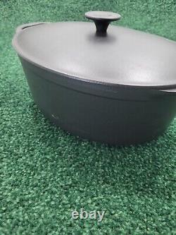 Vtg Cousances #30 6.5 qt Le creuset Cast Iron Dutch Oven France Oval 6.3 L