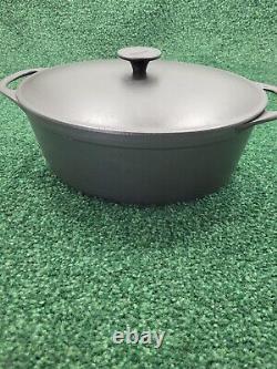 Vtg Cousances #30 6.5 qt Le creuset Cast Iron Dutch Oven France Oval 6.3 L