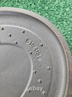 Vtg Cousances #30 6.5 qt Le creuset Cast Iron Dutch Oven France Oval 6.3 L