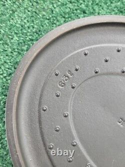 Vtg Cousances #30 6.5 qt Le creuset Cast Iron Dutch Oven France Oval 6.3 L