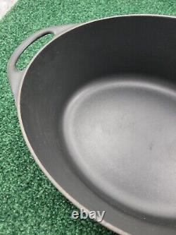 Vtg Cousances #30 6.5 qt Le creuset Cast Iron Dutch Oven France Oval 6.3 L