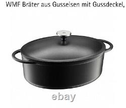 WMF Bräter OVAL Covered roasting pan & Lid cast Iron 13 3/8¨X 10 1/4 NEW