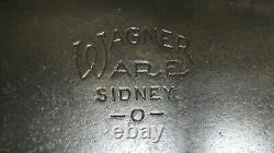 Wagner Ware Sidney O. No. 7 Cast Iron Oval Roaster with Lid